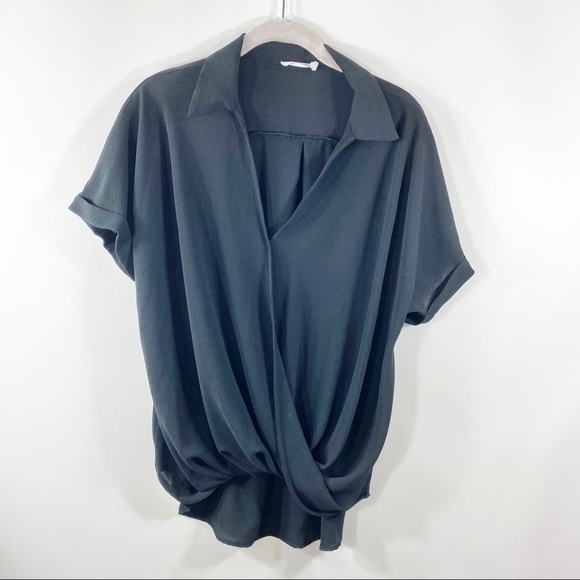Lush Tops - Lush | Black Blouse | Large